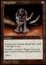 MTG magic cards 1x x1 Light Play, English Jinxed Idol Tempest