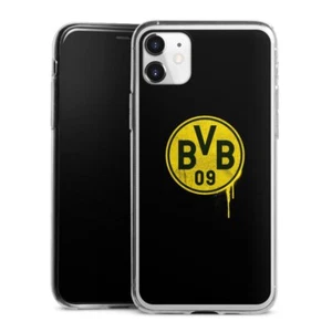 DeinDesign Handyhülle Slim transparent für Apple iPhone 11 Spraylogo Dark BVB - Bild 1 von 1
