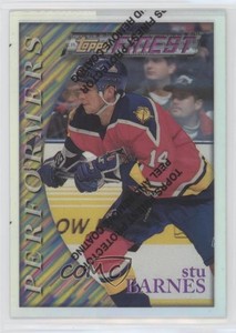 1995-96 Topps Finest Refractor Stu Barnes #68