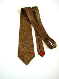 RICHEL DE LUXE PAISLEY NUOVA NEW PURA SETA PURE SILK HAND MADE IN ITALY - Foto 1 di 3