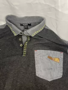 McDonalds Uniform Shirt Polo Short Sleeve Collared Timeless Elements Size Medium - Picture 1 of 4