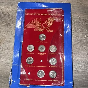 Buttons Of The American Revolution Original Reproduction Set Of (10) - Picture 1 of 2