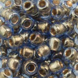 6/0 TOHO ROUND Gold Lined Light Montana Blue Seed Bead (8g) - Picture 1 of 1