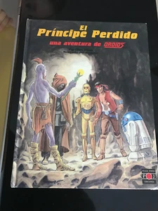 STAR WARS KENNER DROIDS CARTONE ANIMATO RARO EDIZIONE SPAGNOLA LIBRO POSTERIORE RIGIDO Lost Prince - Foto 1 di 6