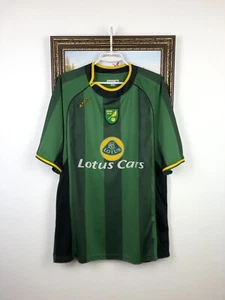 Norwich City Away football shirt 2005 Soccer XARA Jersey Mens Trikot Rare Size L - Picture 1 of 11