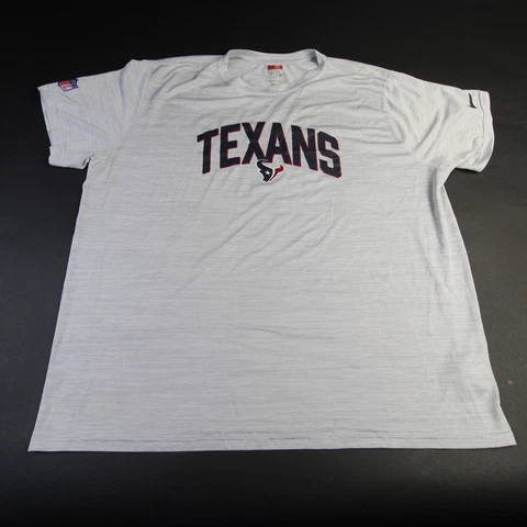 Houston Texans Nike NFL On Field Apparel Short Sleeve Shirt Men's Used Cover