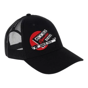 Gorra/sombrero de malla Cummins Engines Dependable Diesel 1944 negro Snapback - Imagen 1 de 3