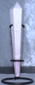 Pink Opal Wand w/Stand 5.81"/158 Grams - Picture 1 of 4