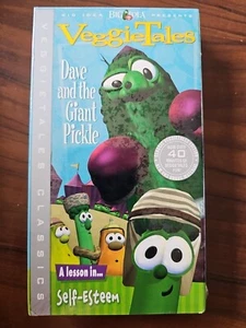 Vtg Sealed VHS VeggieTales Classics Dave and the Giant Pickle Sealed Christian - Picture 1 of 4