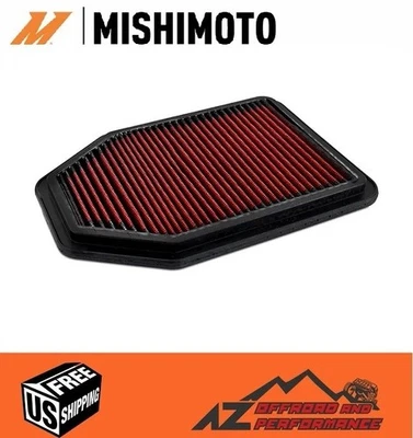 Filtro de aire reutilizable Mishimoto para Jeep Wrangler JK '07-'18 3,6 L 3,8 L Foto 1 de 4