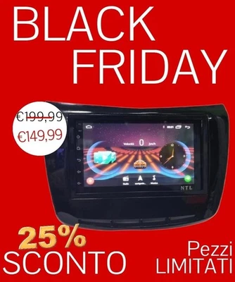 AUTORADIO LANCIA DELTA NEW 2025 DOPPIO DIN 7 POL. CON MASCHERINA  NERO/ ARGENTO - Immagine 1 di 3