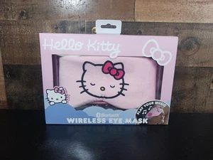Hello Kitty Bluetooth Wireless Augenmaske. Plüsch Rosa Augenmaske. - Bild 1 von 4