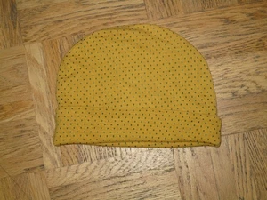 dm marke dünne Jerseymütze doppellagig Punkte Gr. 46 48 TOP Zustand - Bild 1 von 2