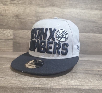 NUEVO CON ETIQUETAS-New Era 9Fifty Bronx Bombers Yankees Gris Snap Back Gorra Unisex Adulto Foto 1 de 4
