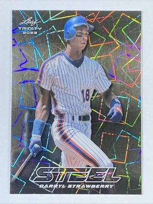 DARRYL STRAWBERRY 2023 Leaf Trinity Steel #15 *oz - Image 1 of 2