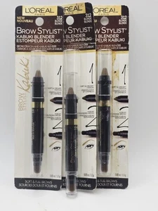L'oreal #312 Blonde Brow Stylist Kabuki Blender. QTY:3 - Picture 1 of 3