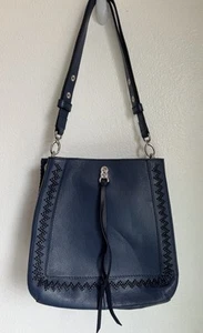 Bolso de Hombro Hobo Convertible Brighton Interlok Georgia Azul Francés - Imagen 1 de 16