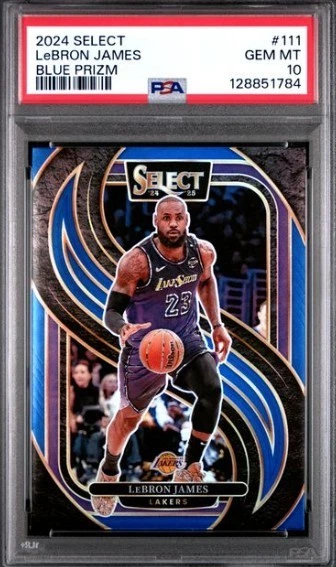LeBron James Professional Sports PSA Basketball Trading Cards for