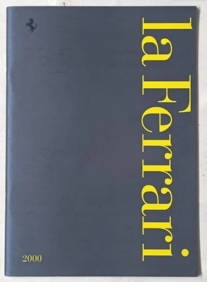 La FERRARI 2000 Depliant di 40 pag.  Produzione e Stagione Agonistica ITA-ENG - Immagine 1 di 4