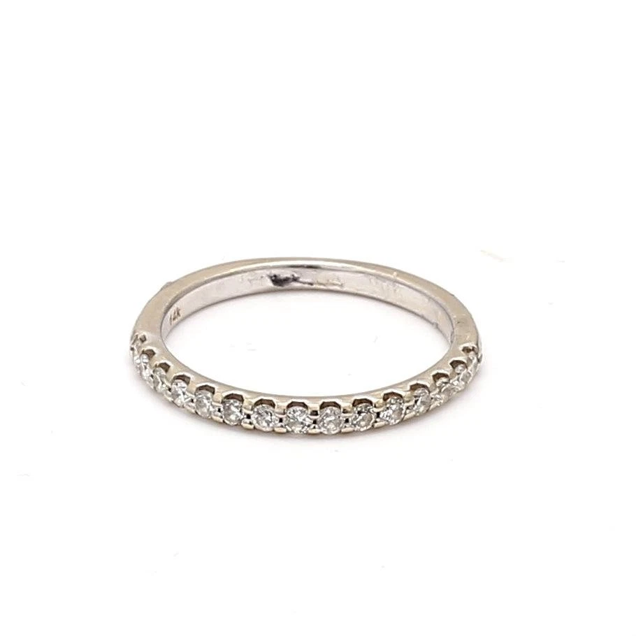 0.30 Carat Round Brilliant G SI1 Diamond Platinum Band Ring - Image 1 of 1