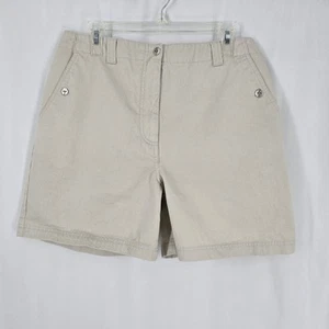 Christopher & Banks Damen Shorts Größe 12 Vintage 100 % Baumwolle hoher Bund - Bild 1 von 6