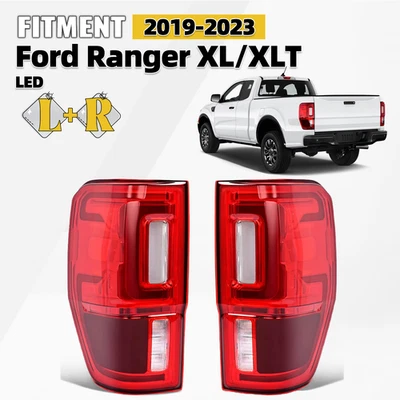 Pair Left & Right LED Tail Lights W/Blind Spot For 2019-2023 Ford Ranger XL,XLT - Bild 1 von 4