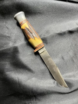 5” THOMASTON SHEFFIELD ENGLAND STAG HUNTING KNIFE - Image 1 of 4