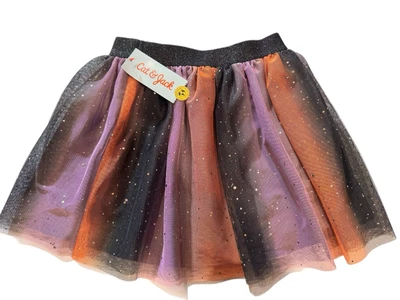 Girls Cat & Jack Halloween Fall Tutu Skirt Size Small 6-7 - Image 1 of 3