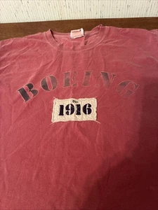 Vintage Boeing Aircraft Logo Long Sleeve T-Shirt Men’s Medium - Bild 1 von 7