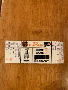 1978 NHL STANLEY CUP PLAYOFF PHILADELPHIA FLYERS TICKET STUB GAME #7 - Bild 1 von 2