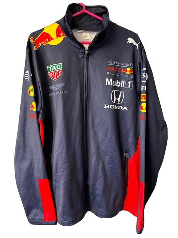 Red Bull Racing F1 Formula 1 Men's Team Track Jacket  Size XL New Cover