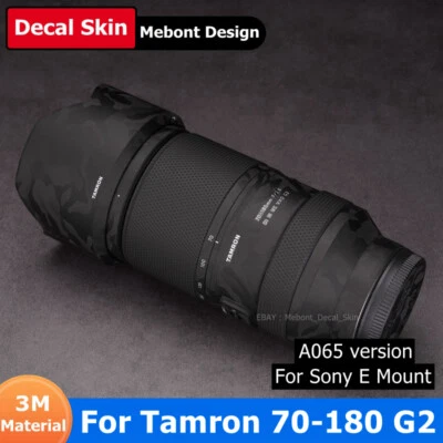 For Tamron 70-180mm F2.8 G2 A065 Decal Skin Camera Lens Sticker Vinyl Wrap Film - Image 1 of 4