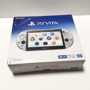 PS Vita-pch-2000 银色电子游戏手持系统| eBay