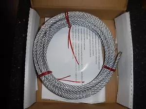Steel Cable, 1/4 in., 25 ft., 7 x 19, (T) - Picture 1 of 3