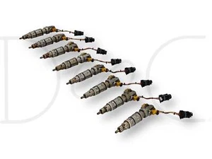 03-07 Ford F250 F350 6.0 6.0L Diesel Fuel Injector Set (8) Injectors *Cores* - Picture 1 of 24