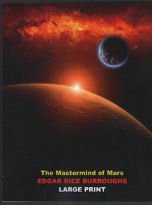 EDGAR RICE BURROUGHS: THE MASTER MIND OF MARS-PB 2014-Large Print, Rare - Imagen 1 de 1
