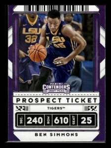 2020 Panini Contenders Draft Picks #14 Ben Simmons - Picture 1 of 2
