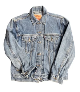Levis Damen Jeansjacke Trucker hellblau Denim Größe XS Taschen Knopf - Bild 1 von 4