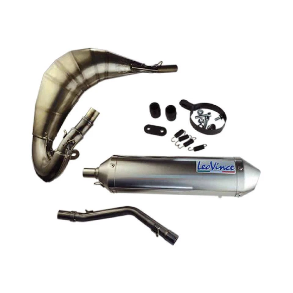 Pot d'échappement Leovince pour moto Aprilia 50 RS4 2011-20 3278 X-FIGHT TITANE - Photo 1/1