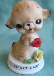 George Good Vintage " Just a Little Love" Puppy Figurine 1981 - Picture 1 of 6