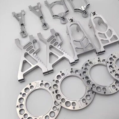 Alu. Alloy Front Rear Suspension Arm Bead lock for HPI Baja KM Rovan 5b RC - Image 1 of 4