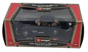 BBurago Black Mercedes Benz 300 SL 1954 1/24 scale Die-cast Metal & Plastic Car - Bild 1 von 21