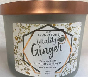 Vitality ginger scented candle with Rosemary and bloodstone - Picture 1 of 4