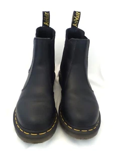 Dr. / Doc Martens 2976 Chelsea Black Leather Slip On Ankle Boots Women Size 7 - Picture 1 of 7