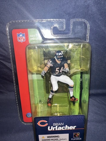 Mcfarlane Toys 3" Action Figure Brian Urlacher Chicago Bears NFL 45 Players Inc Cover
