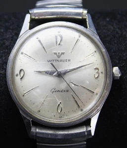 Wittnauer Geneve 32mm Edelstahl Uhr - läuft - Bild 1 von 4