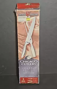 Chicago Cutlery 3 Piece Carving Set 8" Carver 6" Carving Fork & Storage Case - Picture 1 of 13