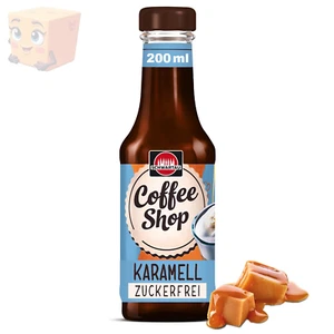 Schwartau Zuckerfreier Karamell Sirup Kaffee 200ml Barista-Qualität Kaffeesirup - Bild 1 von 3