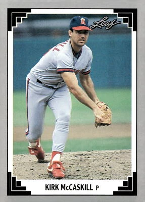 1991 Leaf #199 Kirk McCaskill - Image 1 of 2