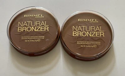 Rimmel London Natural - 022 Sun Bronze - 021 Sun Light Bronzer, Matte Finish - Image 1 of 2